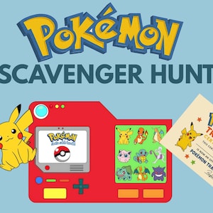 Utskrivbar Pokémon-skattjakt | Pokédex, utklipp och tränarcertifikat