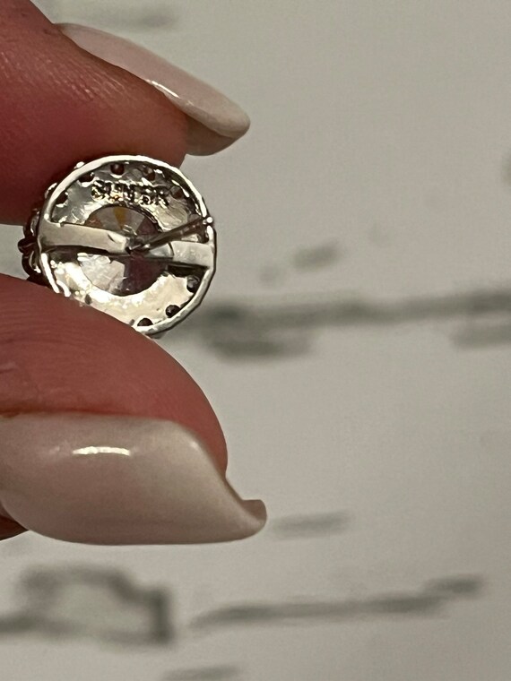 Sun BR Jewelry White Sapphire Silver Earrings Etsy UK
