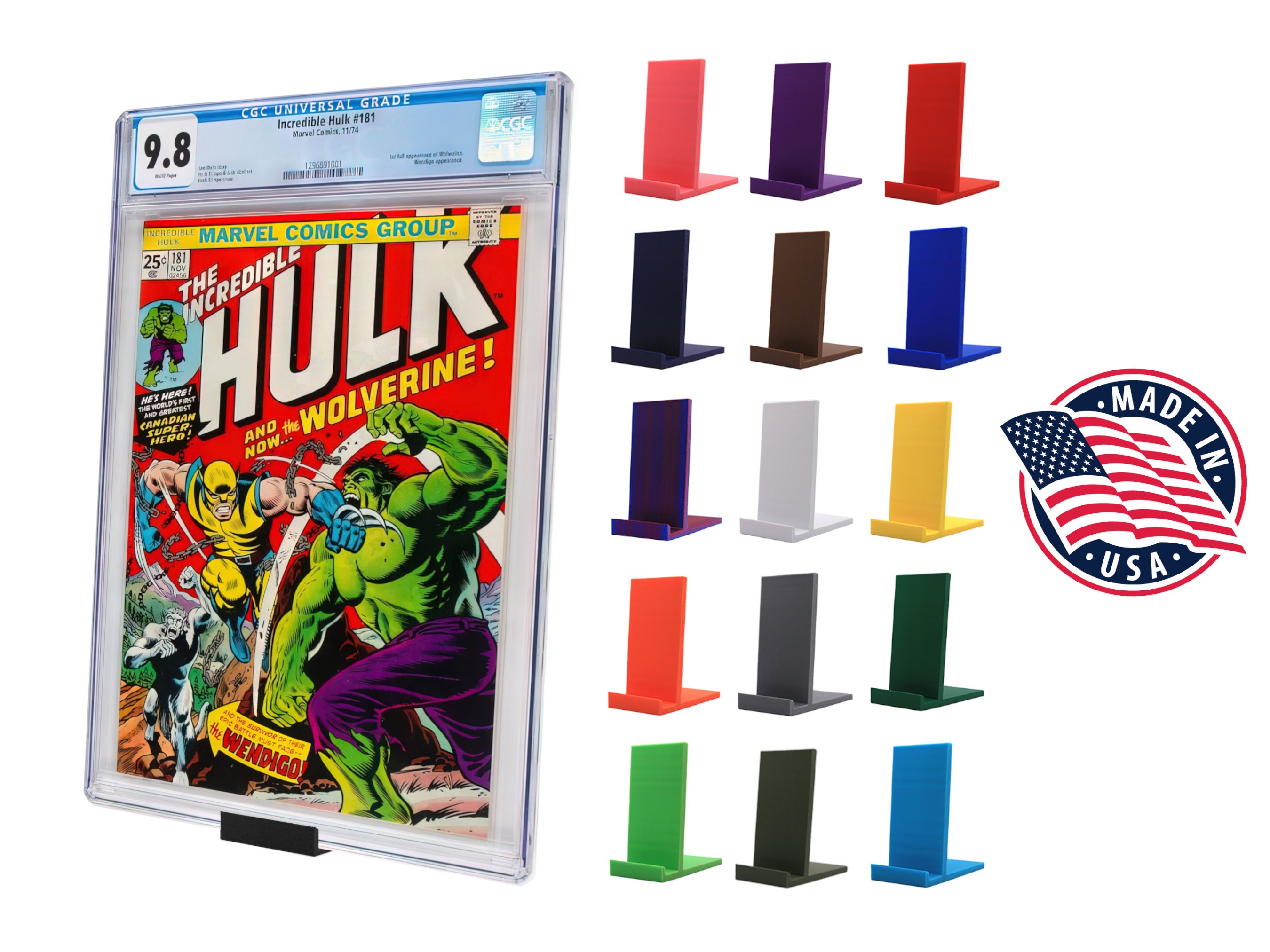 Comic Book Display Stand: For Graded & Non-Graded Comics