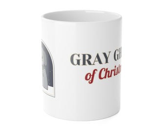 Weimaraner Christmas Mug, Gray Ghost of Christmas Weim Coffee Mug, Weimaraner Mom Gift, Dog Lover Cup