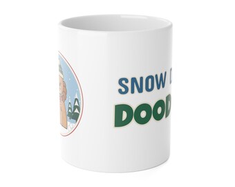 Goldendoodle Christmas Mug, Snow Day Doodle Cute Goldendoodle Coffee Mug, Doodle Mom Gift, Winter Dog Cup