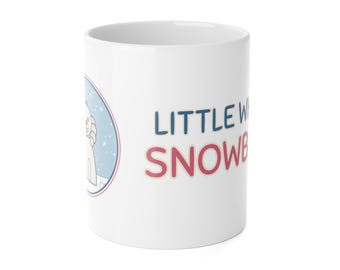 Maltese Christmas Mug, Little White Snowball Cute Maltese Coffee Mug, Maltese Mom Gift, Winter Dog Lover Cup