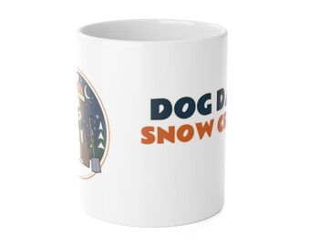 Dog Dad Christmas Mug, Dog Dad Snow Crew Funny Winter Coffee Mug, Dog Lover Gift for Dog Dad