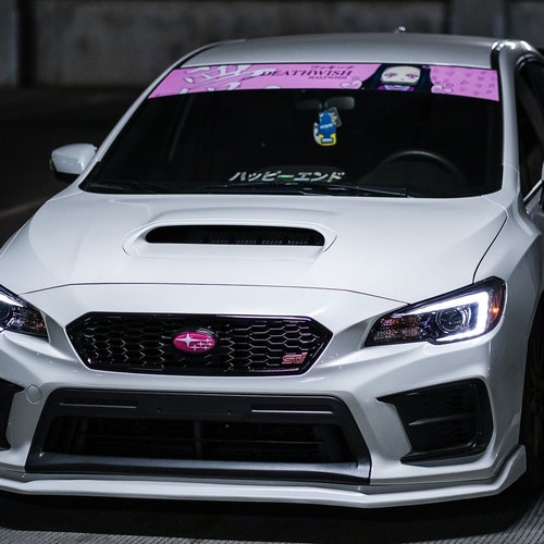 Anime Windshield Banners Anime Inspired Universal Car - Etsy Anime Windshield Banners Anime Inspired Universal Car - Etsy