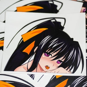 Senpai Peeker Sticker - Anime Car Decal - Anime Peeker - Anime Car Accessories