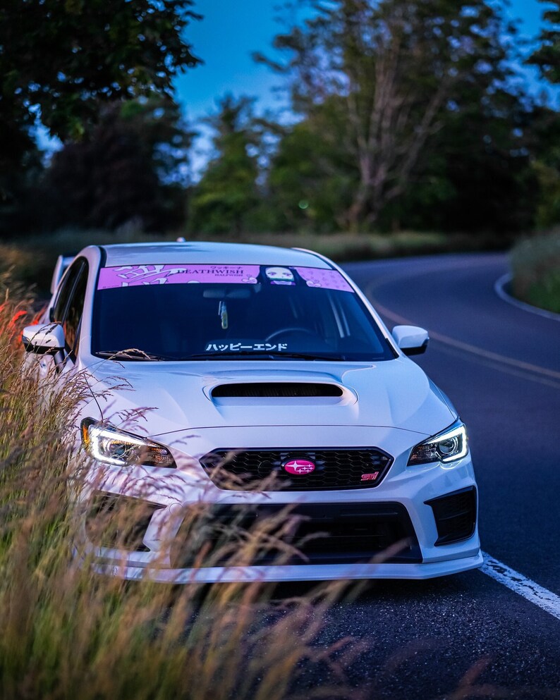 Crescent Anime Windshield Banners Anime Inspired Universal Etsy