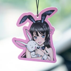 Bunny Senpai Kawaii Air Freshener - Anime Car Accessories -