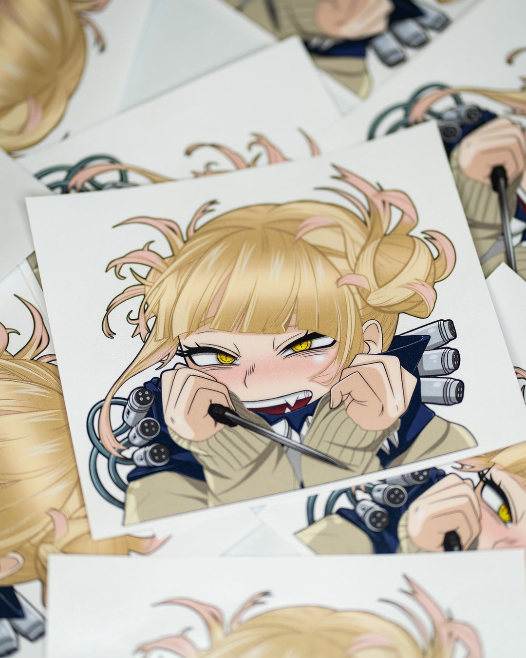 Anime Girl Peeker Sticker Anime Car Decal Anime Peeker Anime Car