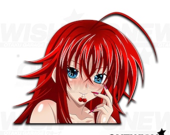 High School Peeker Sticker - Anime Car Decal - Anime Peeker - Anime Car Accessories