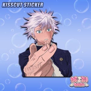 Sorcerer Anime Peeker Sticker - Car Accessories - Vinyl Decal
