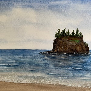 Ocean Rock *Original Watercolor*