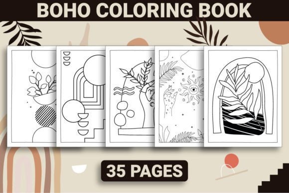 Boho Birds: Watercolor Illustrations in Grayscale: Grayscale Coloring Book  for Adults