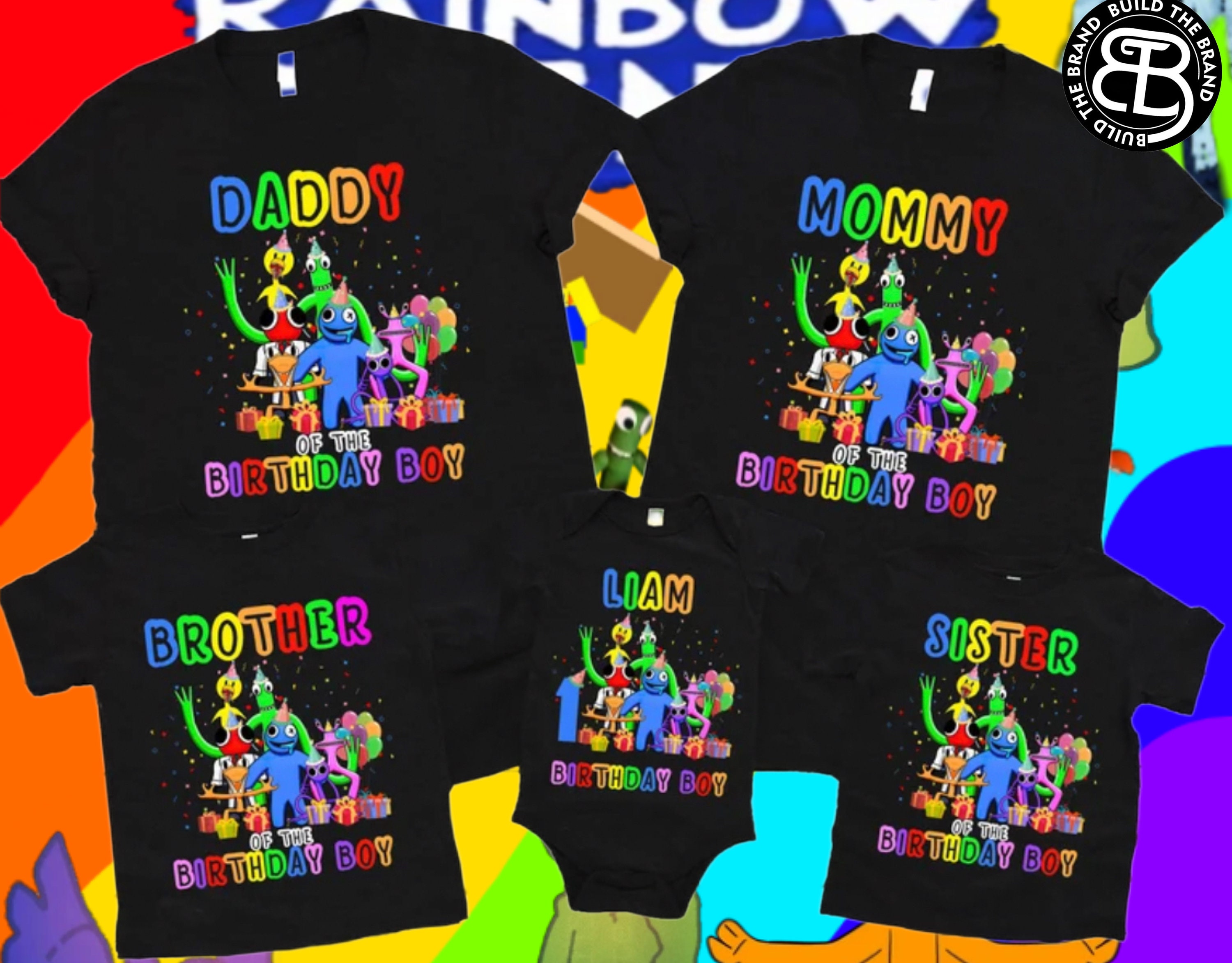 Rainbow Friends Blue Red Orange Green Shirt - TeeUni