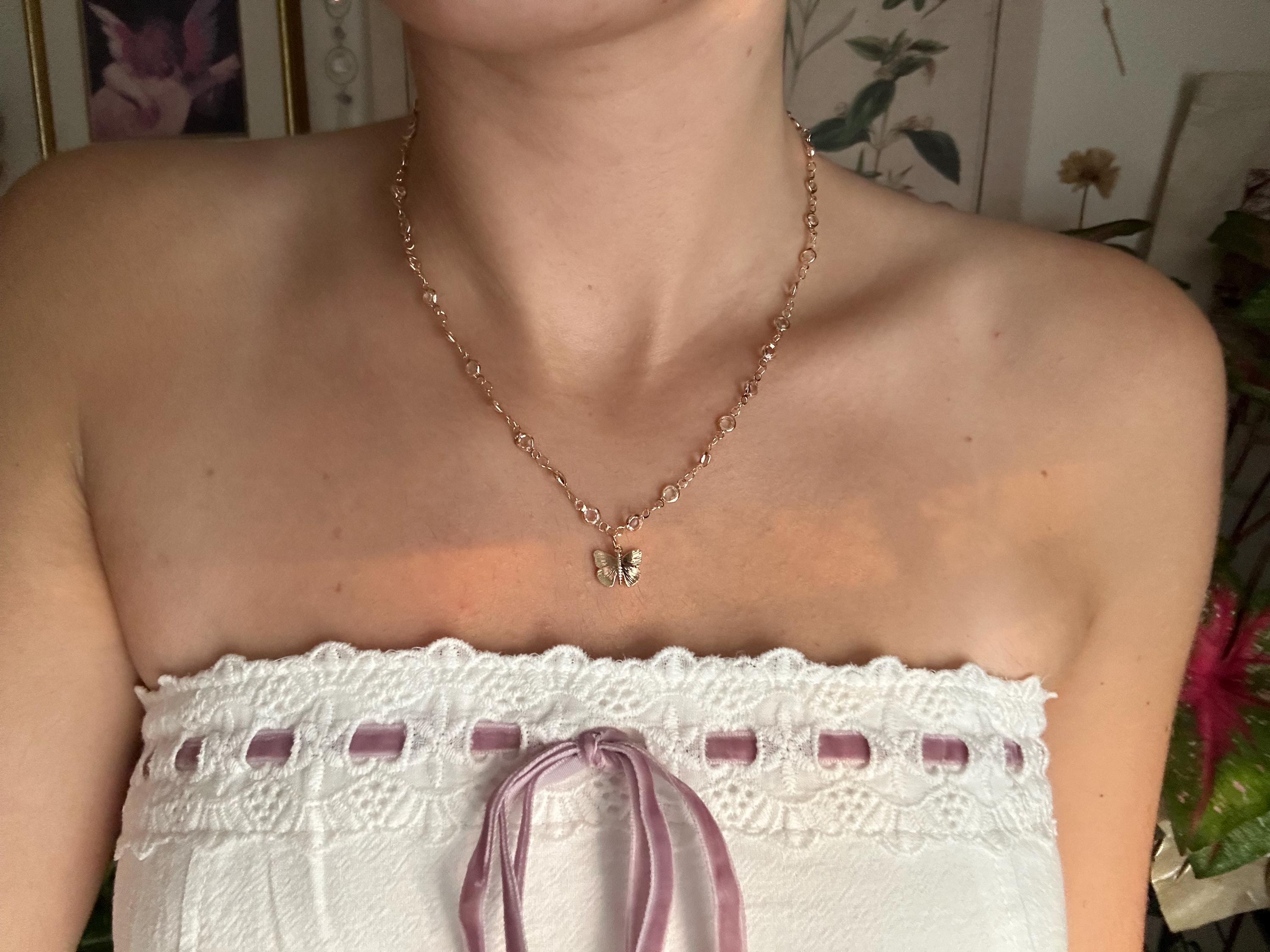Lucky Clover Necklace in Silver | en route jewelry