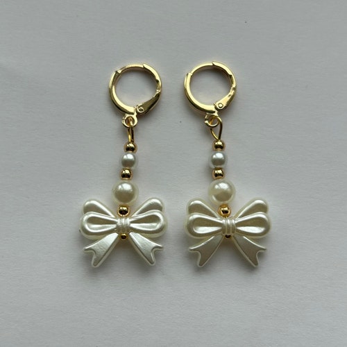 Boucles d'oreilles nœud Coquette