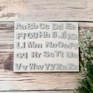 Thin Wooden Letters, 2-Inch, Natural, 60-Piece Mixed Lot