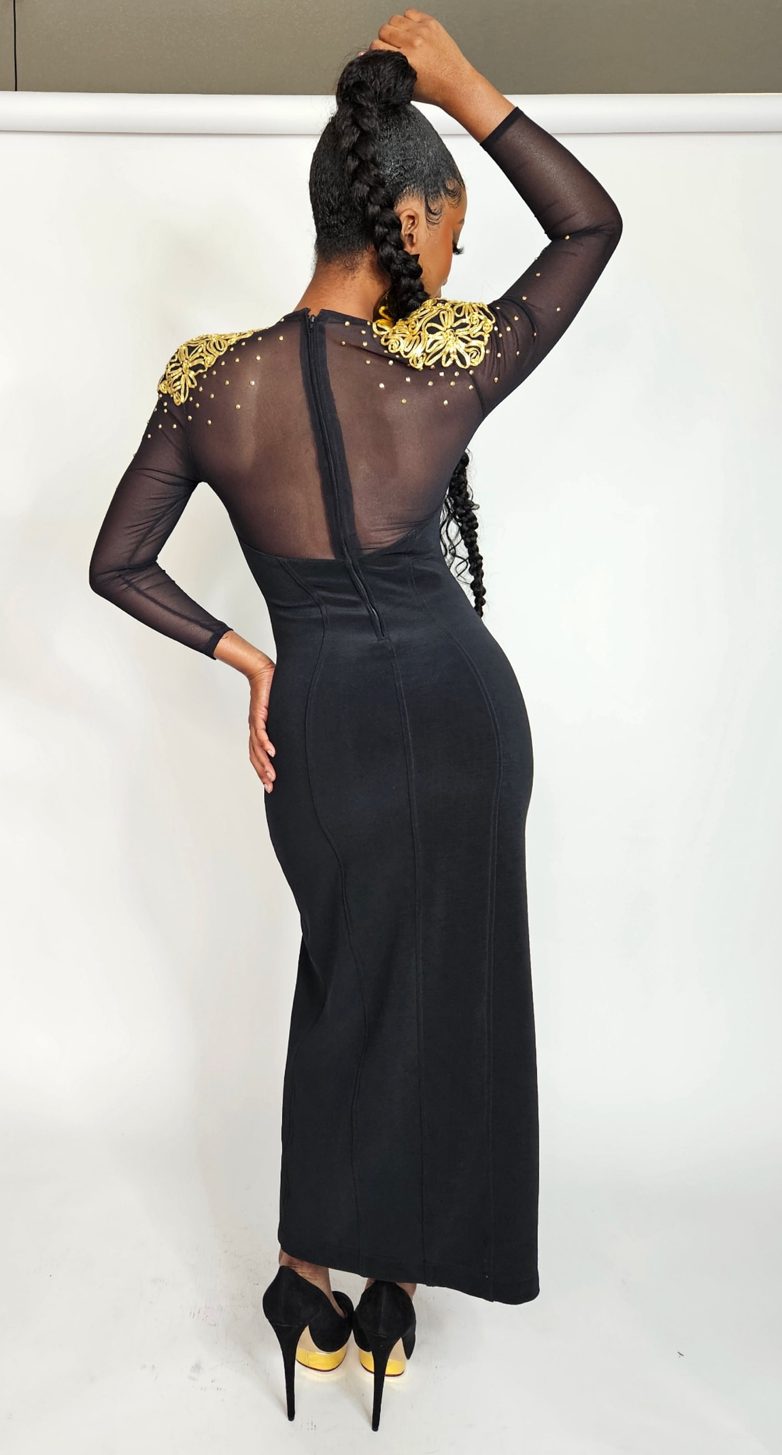 TADASHI 1980s gown