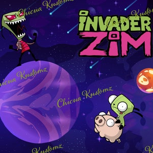 Zim inspired 20oz tumbler PNG file