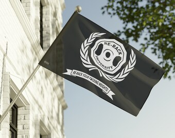 Re-Rack University Flag
