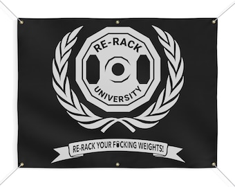 Re-rack university Matte Banner