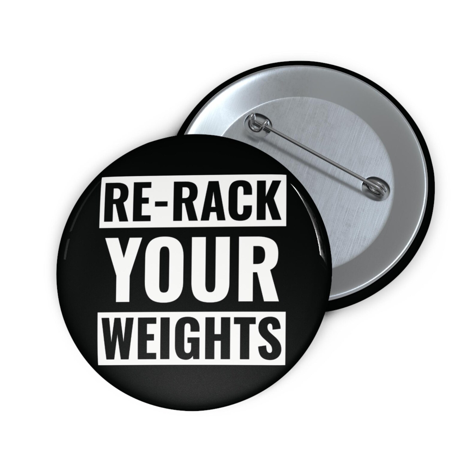 Re-rack Your Weights Pin - Etsy