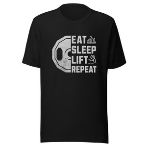 Eat Sleep Lift Rapport-T-Shirt