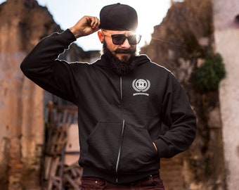 Re-Rack University Crest Unisex Heavy Blend™ Full Zip Hooded Sweatshirt