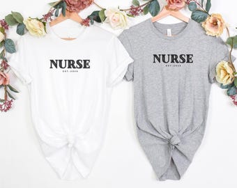 Camiseta gráfica de enfermera: perfecta para trabajadores de la salud, regalo para estudiantes de enfermería, ropa informal cómoda, agradecimiento a las enfermeras, regalo para enfermeras