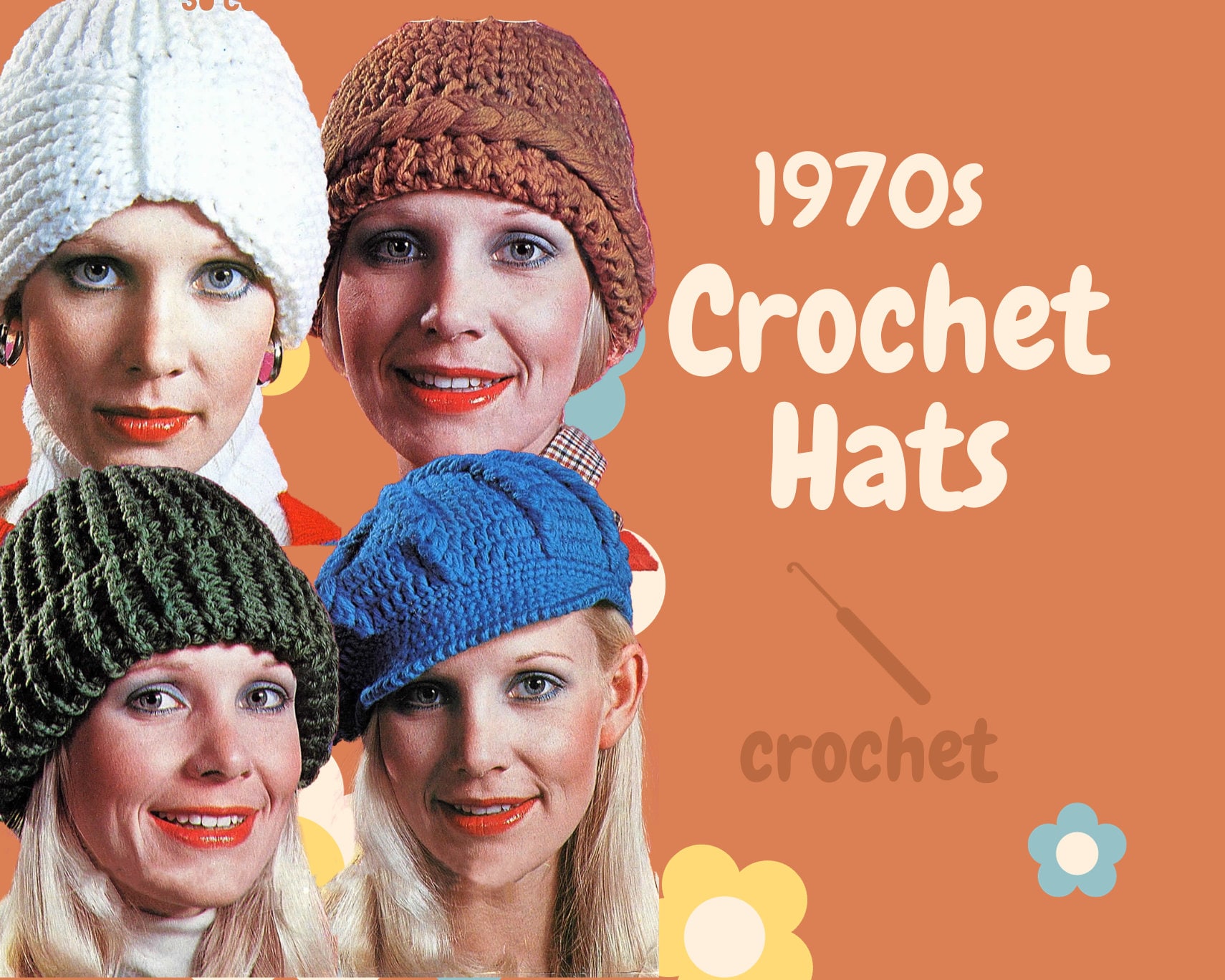 70s Hat - Etsy UK