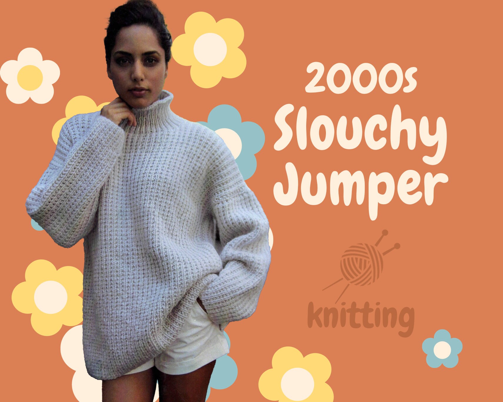 トップス 00s design knit sweater tops Women Y2K Fairy Grunge Sweater Long Sleeve Slim Fit Star