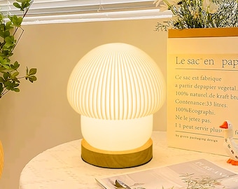 Personalized Birthday Gifts: Mushroom Lamp, Cute Table Bedside Light, Fairy Decor, for Her for kids, Nightlight, Graduation Kindergarten