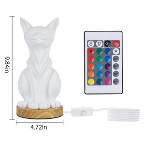 Cat Table Lamp – Cute Night Light for Cat Lovers, Bedside Art Lamp, Birthday Christmas Gift for Her Him,Pet Lover Decor, Cozy Bedroom Light
cat lover gift

cat night light

cat bedside lamp

cat table lamp

cozy bedroom light

pet lover decor

birthday gift for her

christmas gift for him

animal art lamp

unique home decor

cat bedroom decor

cute cat lamp

nightstand lamp

gift for pet owners

kawaii cat light