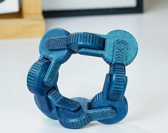 3D Printed Infinity Cube Fidget Toy – Unique Desk Toy Gift for Him, Kids, Creative Birthday Gift, Fun Office Accessory