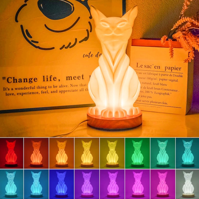 Cat Table Lamp – Cute Night Light for Cat Lovers, Bedside Art Lamp, Birthday Christmas Gift for Her Him,Pet Lover Decor, Cozy Bedroom Light
cat lover gift

cat night light

cat bedside lamp

cat table lamp

cozy bedroom light

pet lover decor

birthday gift for her

christmas gift for him

animal art lamp

unique home decor

cat bedroom decor

cute cat lamp

nightstand lamp

gift for pet owners

kawaii cat light
