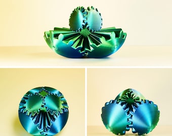 Gear Ball – Balle anti-stress pour enfants et adultes - Impression 3D - Cadeau d'anniversaire unique et Gear Ball – Balle anti-stress pour enfants et adultes - Impression 3D - Cadeau d'anniversaire unique et
