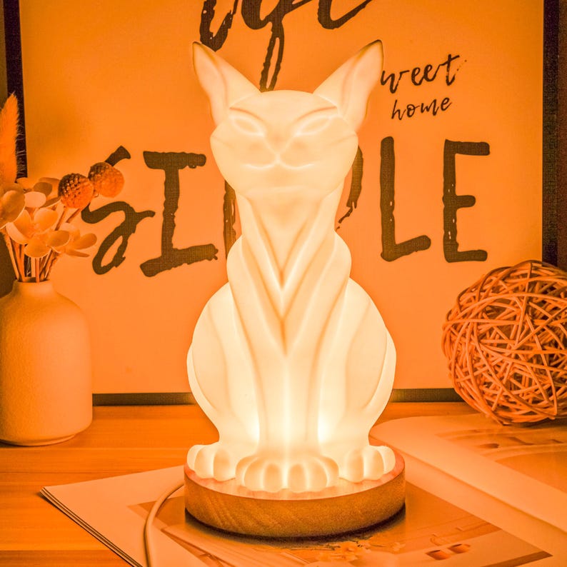 Cat Table Lamp – Cute Night Light for Cat Lovers, Bedside Art Lamp, Birthday Christmas Gift for Her Him,Pet Lover Decor, Cozy Bedroom Light
cat lover gift

cat night light

cat bedside lamp

cat table lamp

cozy bedroom light

pet lover decor

birthday gift for her

christmas gift for him

animal art lamp

unique home decor

cat bedroom decor

cute cat lamp

nightstand lamp

gift for pet owners

kawaii cat light