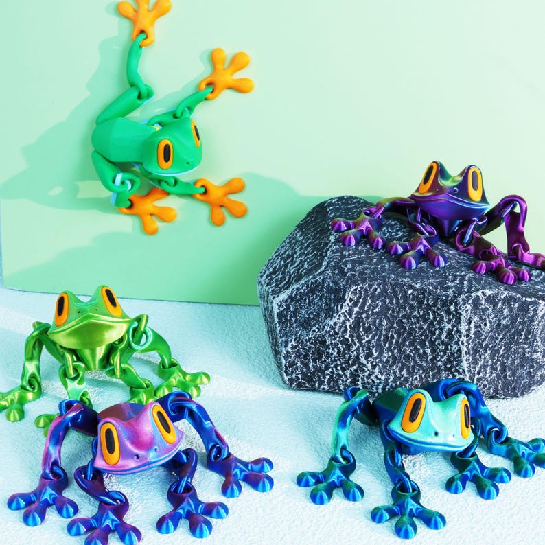 Frog Fridge Magnet | 3D Printed Animals Toys | Cute Magnetic Animal Decor | Articulated Fridge Decoration | Magnets Gift Home Decor
frog
fridge magnet
3d printed animals
3d printed toys
Magnetic Fridge
Fridge Decor
Magnets Gift
home decor
3d printed
cute magnetic
3d printed frog
gift for her
cute gift