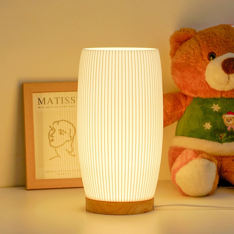 Lámpara de escritorio para mesita de noche, decoración de luz de noche antigua y lámpara de dormitorio perfecta: regalos de cumpleaños ideales para papá. El regalo de su mamá.