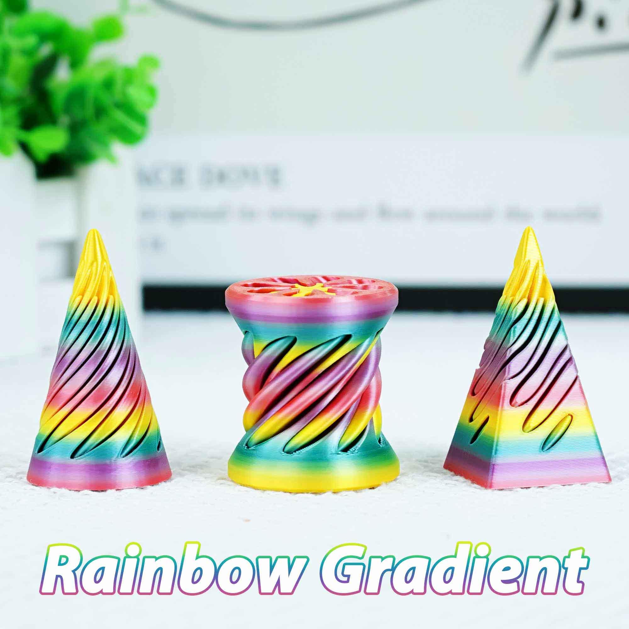 Cône Impossible 3D (Lot De 3) – Jouet Fidget Spirale Anti-Stress, Pyramide Passthrough En Impression 3D, Décoration De Bureau Originale Pour Enfants Et Adultes