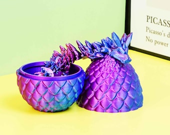 関節式ドラゴンエッグセット、フィジェットデスクトイ、ファンタジー