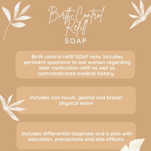 Birth Control Refill SOAP Note