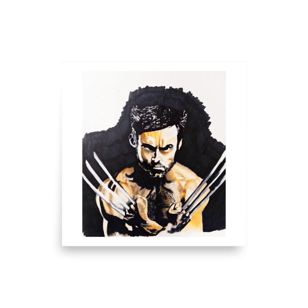 Hugh Jackman Wolverine Wall Poster, Wolverine Print - Etsy