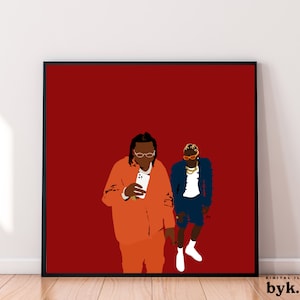 Gunna x Young Thug Illustration | Digital