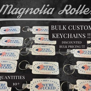 Custom Keychains in Bulk – Personalized Acrylic Keychains – Wedding Favors, Business Promo, Wholesale Party Gifts , Event Favors.