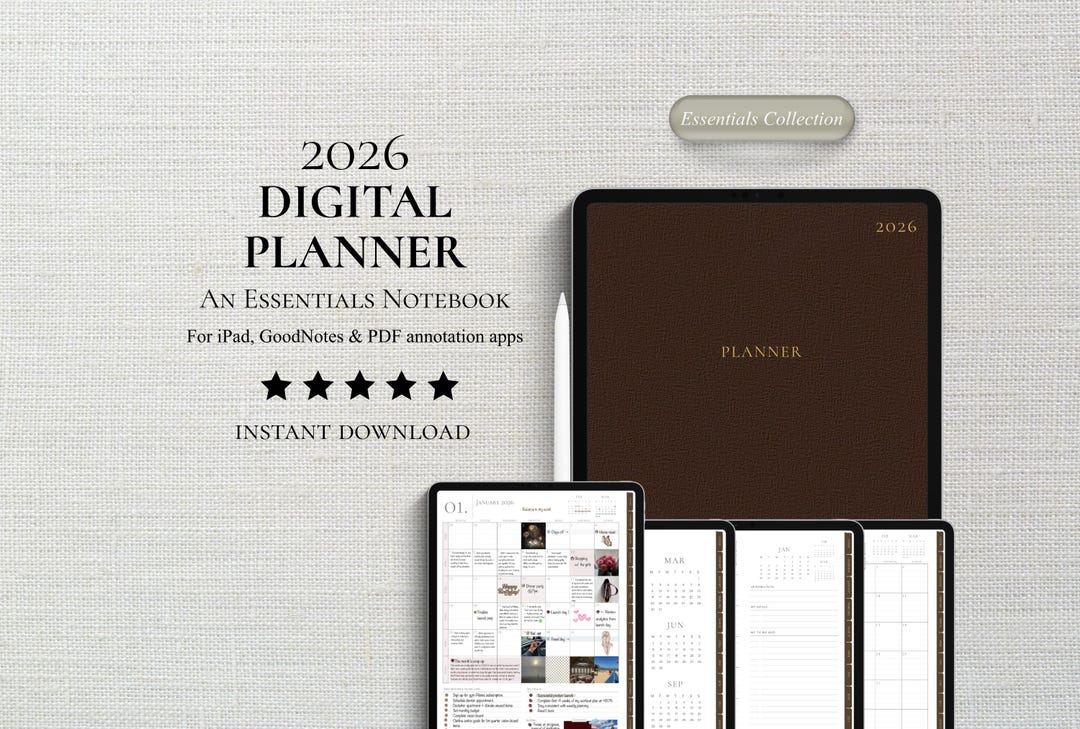 2026 Digital Planner | Goodnotes Planner | Daily, Weekly, Monthly ...