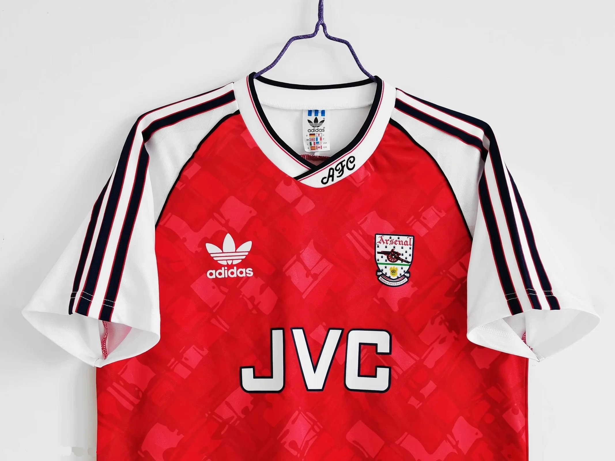 1990-1992 Arsenal Adidas Originals Bruised Banana Official