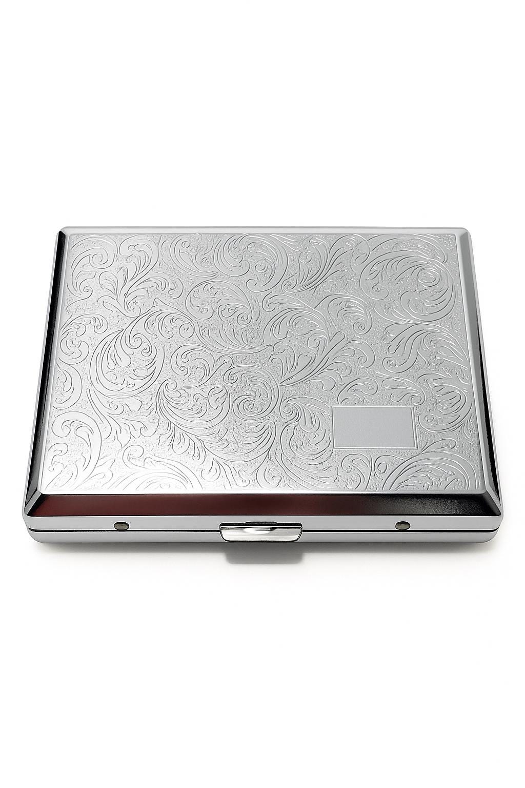 純銀　ビンテージ　シガレットケース Pearl PEARL 高級 純銀 シガレットケース ヴィーナス 85mm 12本 国産