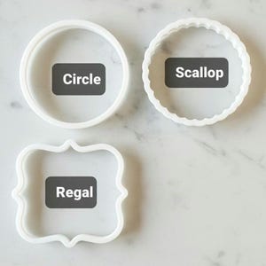 Custom Cookie Stamp Cutter Personalised Embosser Debosser image 4