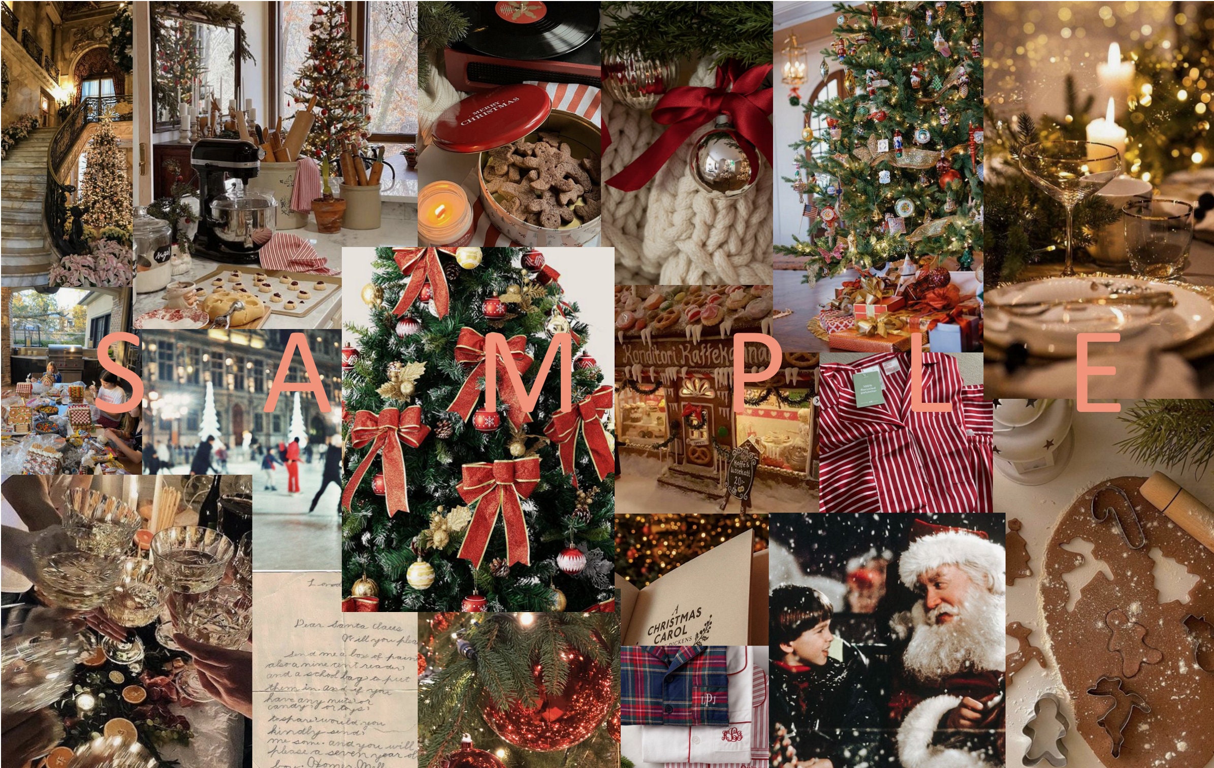 Christmas Laptop/ Computer Wallpaper - Etsy