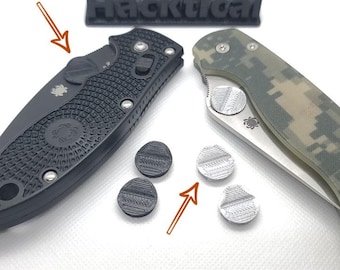 SpyderCo, BenchMade and others Textured Thumb Stud x2 - Lifetime Warranty